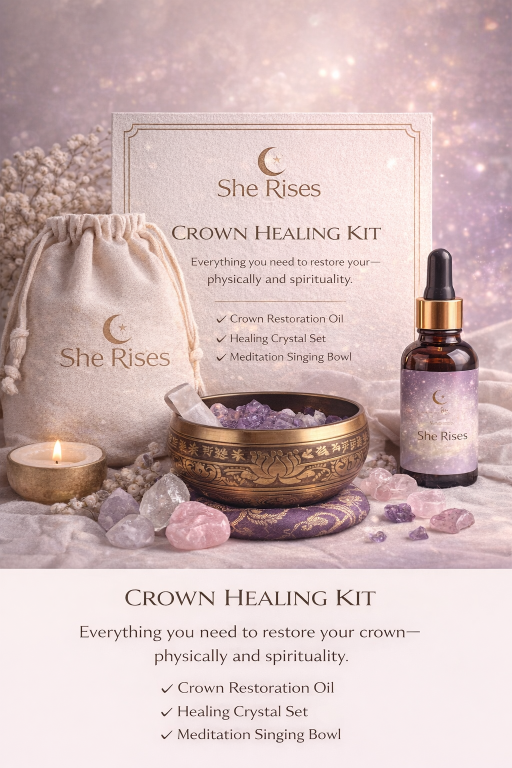 Crown Healing Kit (Complete Energy Restoration Set)