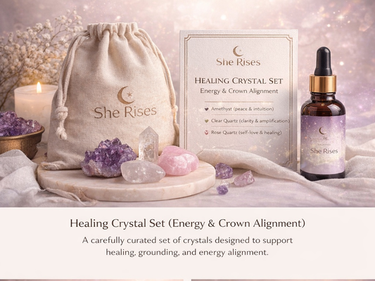 Healing Crystal Set(Energy & Crown Alignment)
